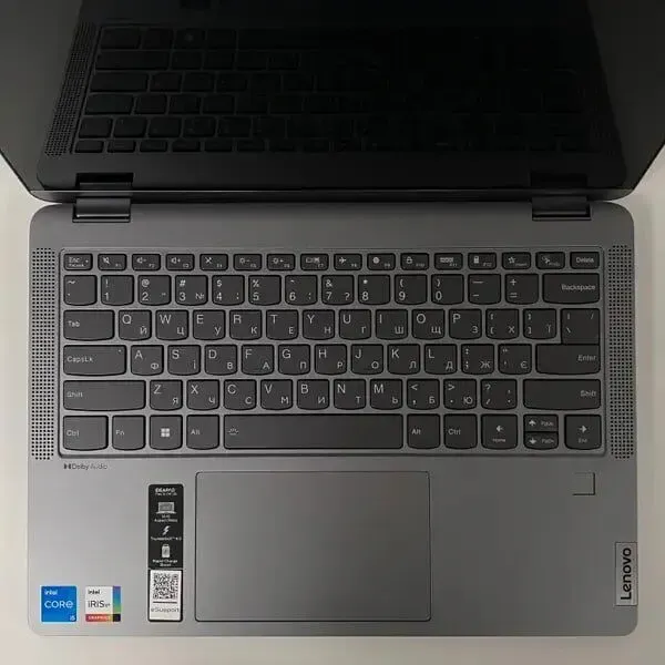 Ультрабук-трансформер Lenovo IdeaPad Flex 5 / 14" (1920x1080) IPS Touch / Intel Core i5-1335U (10 (12) ядер по 3.4 - 4.6 GHz) / 8 GB DDR4 / 512 GB SSD / Intel Iris Xe Graphics / WebCam / TouchID б/в - зображення 3