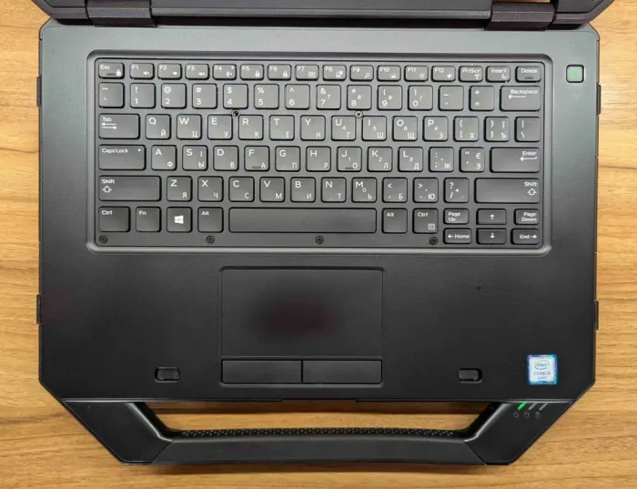 Захищений ноутбук Dell Latitude 14 Rugged 5414 / 14" (1920x1080) IPS / Intel Core i5-6300U (2 (4) ядра по 2.4 - 3.0 GHz) / 8 GB DDR4 / 256 GB SSD / Intel HD Graphics 520 / WebCam / HDMI / Windows 10 б/в - зображення 3
