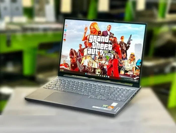 Ігровий ноутбук Lenovo Legion Slim 5 16APH8 / 16" (1920x1200) IPS / AMD Ryzen 7 7840HS (8 (16) ядер по 3.8 - 5.1 GHz) / 32 GB DDR5 / 512 GB SSD M.2 / nVidia GeForce RTX 4060, 8 GB GDDR6, 128-bit / WebCam / Win 11 Home б/в - зображення 4