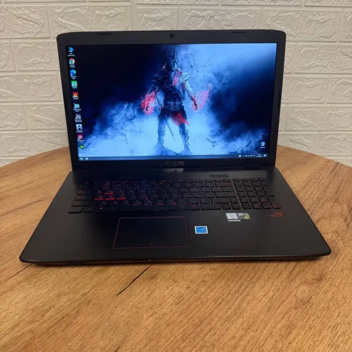 Ігровий ноутбук Б-клас Asus ROG GL752VW / 17.3" (1920x1080) IPS / Intel Core i7-6700HQ (4 (8) ядра по 2.6 - 3.5 GHz) / 8 GB DDR4 / 256 GB SSD / nVidia GeForce GTX 960M, 2 GB GDDR5, 128-bit / WebCam б/в - зображення 2