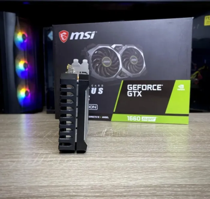 Дискретна відеокарта MSI GeForce GTX 1660 Super Ventus XS OC, 6 GB GDDR6, 192-bit / 1x HDMI, 3x DisplayPort / Коробка / (GTX 1660 SUPER VENTUS XS OC) б/в - зображення 5
