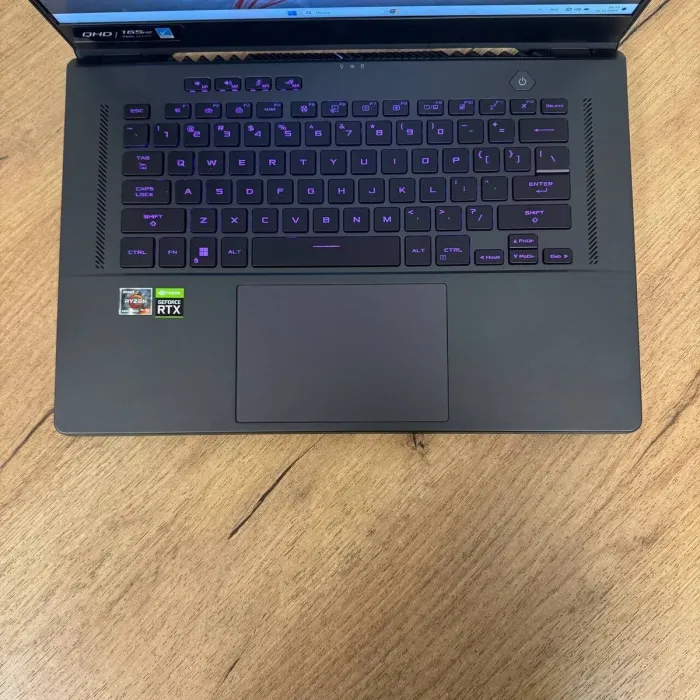 Ігровий ноутбук Asus ROG Zephyrus GA503RW / 15.6" (1920x1080) IPS / AMD Ryzen 9 6900HS (8 (16) ядер по 3.3 - 4.9 GHz) / 16 GB DDR5 / 1000 GB SSD NVMe / nVidia GeForce RTX 3070 Ti, 8 GB GDDR6, 256-bit / WebCam б/в - зображення 6