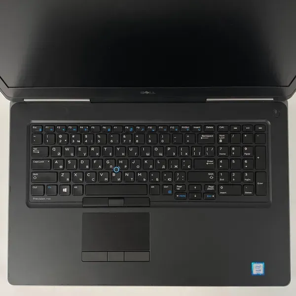 Мобільна робоча станція Dell Precision 7720 / 17.3" (1920x1080) IPS / Intel Xeon E3-1535M v6 (4 (8) ядра по 3.1 - 4.2 GHz) / 16 GB DDR4 / 512 GB SSD / nVidia Quadro P4000, 8 GB GDDR5, 256-bit / HDMI б/в - зображення 3