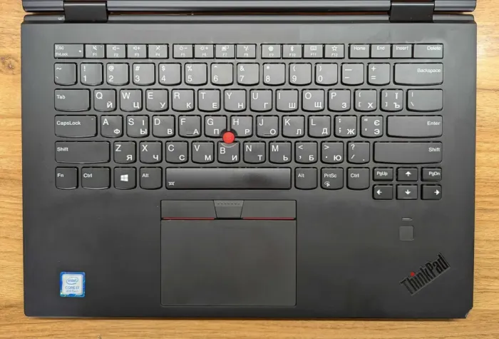 Ноутбук-трансформер Б-клас Lenovo ThinkPad x1 Carbon 3rd / 14" (1920x1080) IPS Touch / Intel Core i7-8550U (4 (8) ядра по 1.8 - 4.0 GHz) / 8 GB DDR3 / 512 GB SSD / Intel UHD Graphics 620 / WebCam / TouchID / Windows 10 б/в - зображення 4