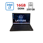 Ультрабук Dell Latitude 7320 / 13.3" (1920x1080) IPS / Intel Core i7-1185G7 (4 (8) ядра по 3.0 - 4.8 GHz) / 16 GB DDR4 / 250 GB SSD / Intel Iris Xe Graphics / WebCam б/в