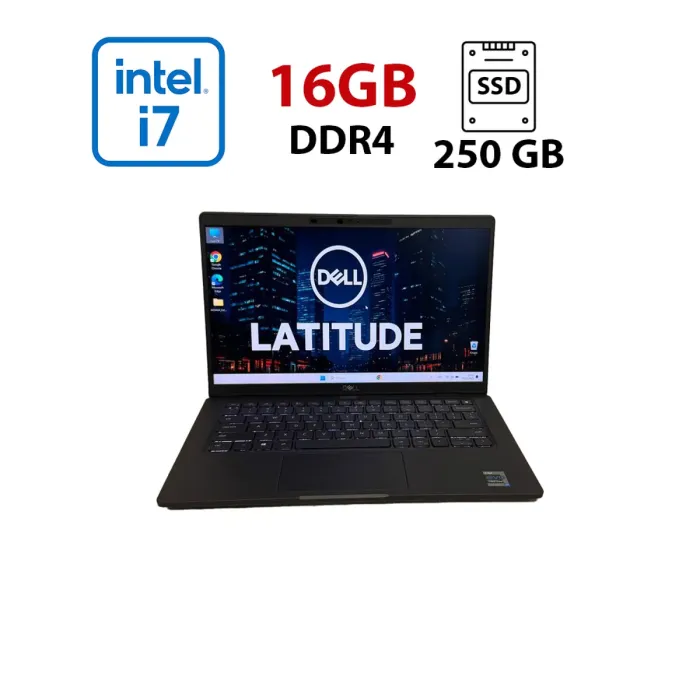 Ультрабук Dell Latitude 7320 / 13.3" (1920x1080) IPS / Intel Core i7-1185G7 (4 (8) ядра по 3.0 - 4.8 GHz) / 16 GB DDR4 / 250 GB SSD / Intel Iris Xe Graphics / WebCam б/в - зображення 1