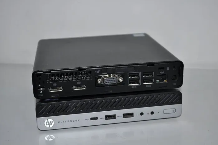 Неттоп HP EliteDesk 800 G3 Desktop Mini USFF / Intel Core i5-6500T (4 ядра по 2.5 - 3.1 GHz) / 8 GB DDR4 / 120 GB SSD / Intel UHD Graphics 630 / Windows 11 Pro / Блок живлення б/в - зображення 10