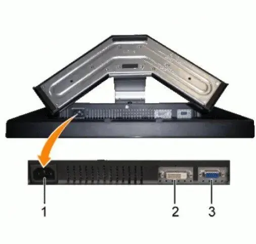 Монітор Dell E228WFPc / 22" (1680x1050) TN / 1x DVI, 1xVGA / VESA 100x100 б/в - зображення 6