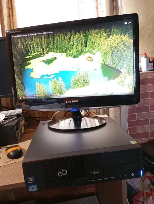 Комплект ПК Б-клас: Fujitsu Esprimo E700 E85+ SFF / Intel Core i5-2400 (4 ядра по 3.1 - 3.4 GHz) / 8 GB DDR3 / 500 GB HDD / Intel HD Graphics 2000 / DVD-RW + Монітор Samsung SyncMaster B2230N / 22" (1920x1080) TN / VGA б/в - зображення 11