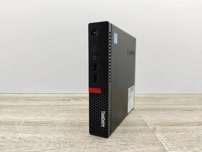 Неттоп Lenovo ThinkCentre M910q Tiny USFF / Intel Core i5-6500T (4 ядра по 2.5 - 3.1 GHz) / 8 GB DDR4 / 240 GB SSD / Intel HD Graphics 530 б/в - зображення 2