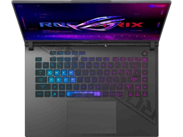 Ігровий ноутбук Asus ROG Strix G16 G614JI / 16" (2560x1600) IPS / Intel Core i9-13980HX (24 (32) ядра по 4.0 - 5.6 GHz) / 16 GB DDR5 / 1000 GB SSD / nVidia GeForce RTX 4070, 8 GB GDDR6, 128-bit / WebCam / Win 11 б/в - изображение 8