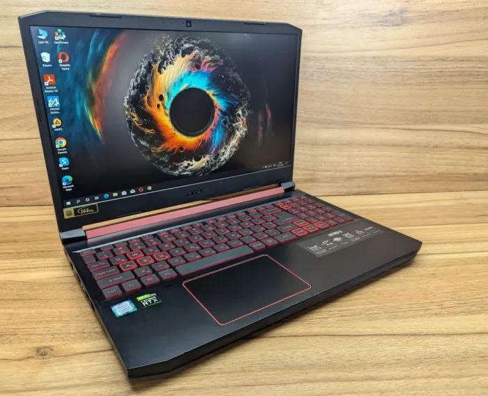 Ігровий ноутбук Acer Nitro 5 AN515-54 / 15.6" (1920x1080) IPS / Intel Core i7-9750H (6 (12) ядер по 2.6 - 4.5 GHz) / 16 GB DDR4 / 512 GB SSD + 256 GB SSD / nVidia GeForce RTX 2060, 6 GB GDDR6, 192-bit / WebCam / Windows 10 б/в - зображення 4