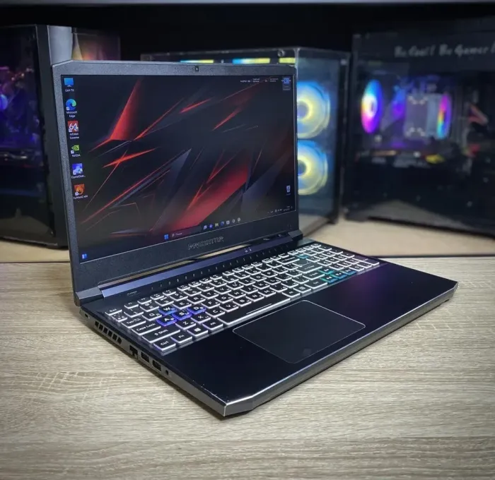 Ігровий ноутбук Б-клас Acer Predator Helios 300 / 17.3" (1920x1080) IPS / Intel Core i7-10875H (8 (16) ядер по 2.3 - 5.1 GHz) / 16 GB DDR4 / 512 GB SSD / nVidia GeForce RTX 2050, 4 GB GDDR6, 64-bit / WebCam б/в - зображення 4