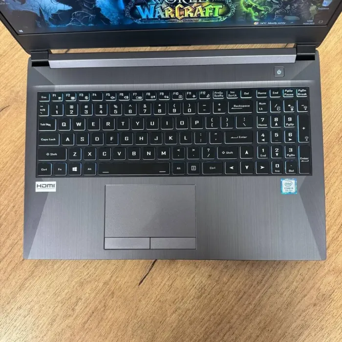 Ігровий ноутбук Б-клас Sager NH58RH / 15.6" (1920x1080) IPS / Intel Core i5-9300H (4 (8) ядра по 2.4 - 4.1 GHz) / 16 GB DDR4 / 128 GB SSD M.2 + 1000 GB HDD / nVidia GeForce GTX 1050, 3 GB GDDR5, 96-bit / WebCam б/в - зображення 7