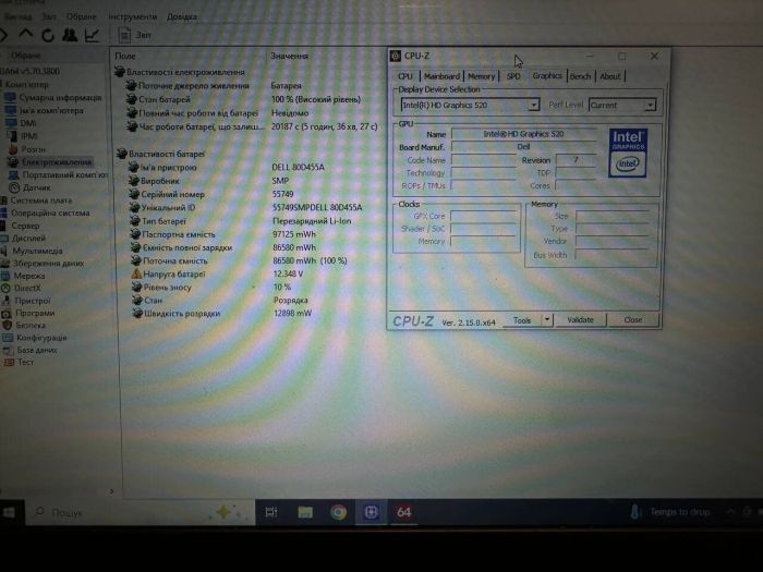 Захищений ноутбук Б-клас Dell Latitude 5414 Rugged / 14" (1366x768) TN / Intel Core i7-6600U (2 (4) ядра по 2.6 - 3.4 GHz) / 16 GB DDR4 / 256 GB SSD / Intel HD Graphics 520 / Win 10 Pro б/в - зображення 10