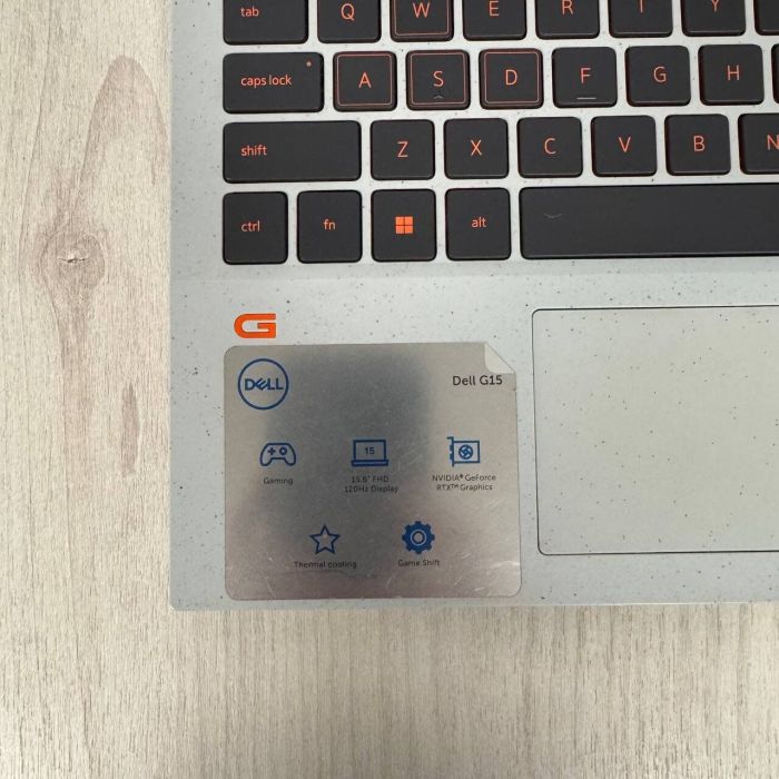 Ігровий ноутбук Б-класу Dell G15 5525 / 15,6" (1920x1080) IPS / AMD Ryzen 7 6800H (8 (16) ядер по 3,2 - 4,7 ГГц) / 16 ГБ DDR5 / 512 ГБ SSD / nVidia GeForce RTX 3050 Ti, 4 ГБ GDDR6, 128-біт / Веб-камера б/в - зображення 8