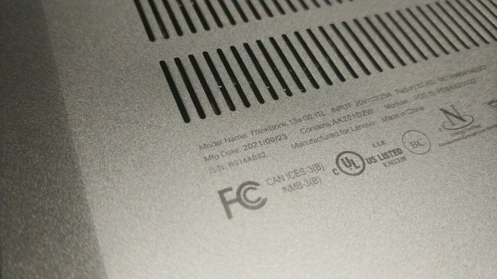 Ультрабук Б-клас Lenovo ThinkBook 13s G2 ITL / 13.3" (2560x1600) IPS / Intel Core i7-1165G7 (4 (8) ядра по 2.8 - 4.7 GHz) / 16 GB DDR4 / 256 GB SSD NVMe / Intel Iris Xe Graphics / WebCam б/в - зображення 9