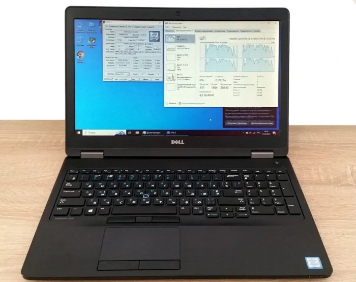 Ноутбук Б-клас Dell Latitude E5570 / 15.6" (1366x768) TN / Intel Core i3-6100U (2 (4) ядра по 2.3 GHz) / 16 GB DDR4 / 128 GB SSD M.2 + 500 GB HDD / Intel HD Graphics 520 / WebCam б/в - зображення 2