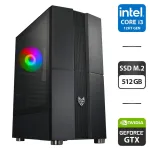 Ігровий ПК Intel Core i3-12100F (4 ядра по 3.3-4.3GHz) / 16GB DDR4 / 512GB SSD M.2 / GeForce GTX 1660 Super, 6GB GDDR6, 192bit / HDMI / 550W