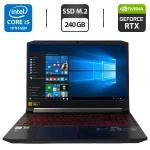 Ігровий ноутбук Acer / 15.6" IPS / Core i5-10300H (4(8) ядра по 2.5-4.5 GHz) / 8GB DDR4 / 240GB SSD M.2 / GeForce RTX 3050, 4GB GDDR6, 128bit / WebCam / HDMI б/в