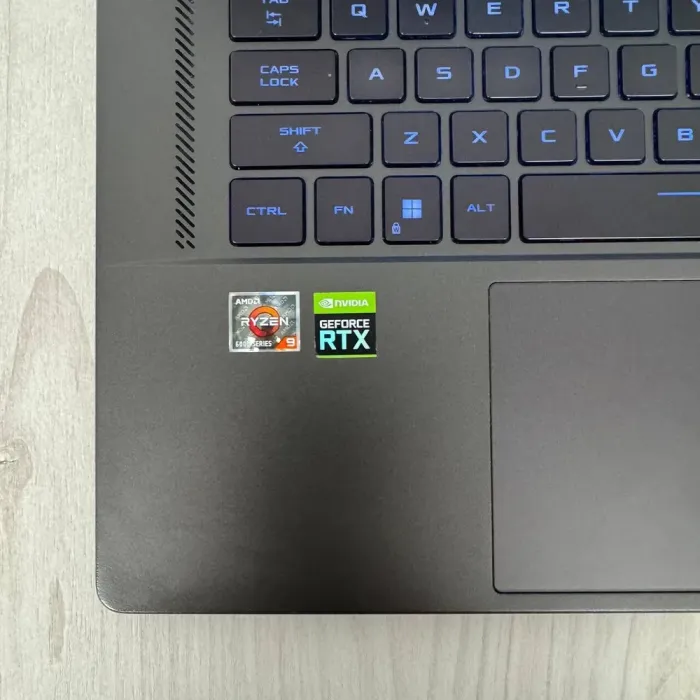 Ігровий ноутбук Б-клас Asus ROG Zephyrus G15 GA503RM / 15.6" (2560x1440) IPS / AMD Ryzen 9 6900HS (8 (16) ядер по 3.3 - 4.9 GHz) / 16 GB DDR5 / 512 GB SSD NVMe / nVidia GeForce RTX 3060, 6 GB GDDR6, 192-bit / WebCam б/в - зображення 8