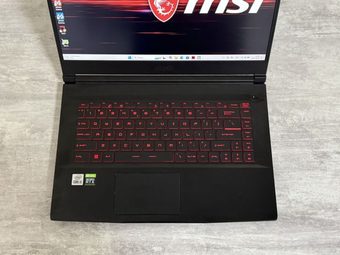 Ігровий ноутбук MSI GF65 Thin 10UE / 15.6" (1920x1080) IPS / Intel Core i5-10500H (6 (12) ядер по 2,5 - 4,5 ГГц) / 16 ГБ DDR4 / 512 ГБ SSD M.2 / nVidia GeForce RTX 3060, 6 ГБ GDDR6, 192-bit / WebCam б/в - изображение 9