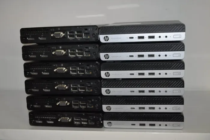 Неттоп HP ProDesk 600 G3 Mini PC USFF / Intel Core i3-7100T (2 (4) ядра по 3.4 GHz) / 12 GB DDR4 / 240 GB SSD / Intel HD Graphics 630 / Windows 11 Pro б/в - зображення 2