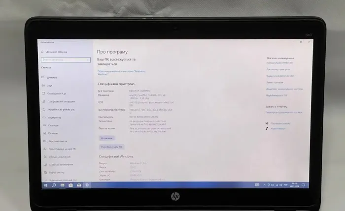 Ноутбук Б-клас HP EliteBook 840 G1 / 14" (1600x900) TN / Intel Core i5-4210U (2 (4) ядра по 1.7 - 2.7 GHz) / 8 GB DDR3 / 500 GB HDD / Intel HD Graphics 4400 / WebCam / DisplayPort / Windows 10 Pro б/в - зображення 8