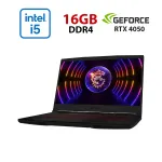 Ігровий ноутбук MSI GF63 Thin 12VE-2450NEU / 15,6" (1920x1080) IPS / Intel Core i5-12450H (8 (12) ядер по 3,3 - 4,4 ГГц) / 16 ГБ DDR4 / 960 ГБ SSD / nVidia GeForce RTX 4050, 6 ГБ GDDR6, 96-біт / Веб-камера б/в