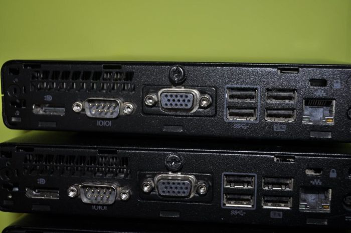 Неттоп HP ProDesk 400 G3 Mini PC USFF / Intel Core i5-7500T (4 ядра по 2.7 - 3.3 GHz) / 12 GB DDR4 / 120 GB SSD M.2 + 250 GB HDD / Intel HD Graphics 630 / Windows 11 Pro б/в - зображення 3