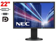 Монітор NEC MultiSync E223WM / 22" (1680x1050) TN / 1x DP, 1x VGA, 1x DVI, 4x USB 2.0 / VESA 100x100 б/в