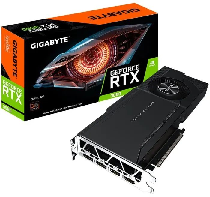 Дискретна відеокарта nVidia GeForce RTX 3080, 10 GB GDDR6X, 320-bit / HDMI, DisplayPort б/в - зображення 1