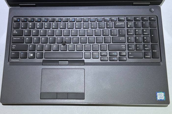 Мобільна робоча станція Б-клас Dell Precision 7540 / 15.6" (1920x1080) TN / Intel Core i9-9880H (8 (16) ядер по 2.3 - 4.8 GHz) / 32 GB DDR4 / 256 GB SSD + 256 GB SSD / nVidia Quadro T2000, 4 GB GDDR5, 128-bit / WebCam / Win 11 Pro б/в - зображення 7