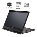 Ноутбук-трансформер Fujitsu Lifebook T939 / 13.3" (1366x768) TN Touch / Intel Core i5-8265U (4 (8) ядра по 1.6 - 3.9 GHz) / 8 GB DDR4 / 256 GB SSD / Intel UHD Graphics 620 / WebCam б/в