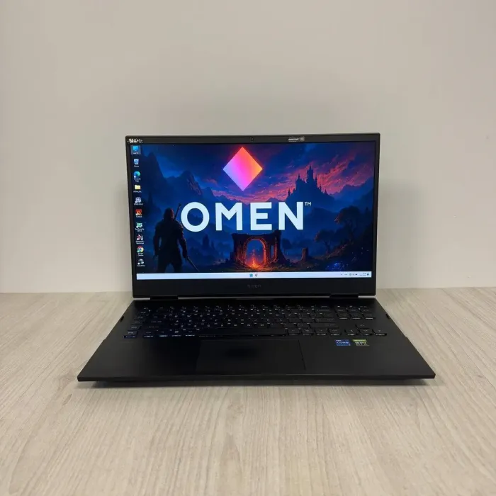 Ігровий ноутбук HP Omen 17t-ck100 / 17,3" (1920x1080) IPS / Intel Core i7-12700H (14 (20) ядер по 3,5 - 4,7 ГГц) / 16 ГБ DDR4 / 512 ГБ SSD / nVidia GeForce RTX 3070 Ti, 8 ГБ GDDR6, 256-біт / Веб-камера б/в - зображення 2