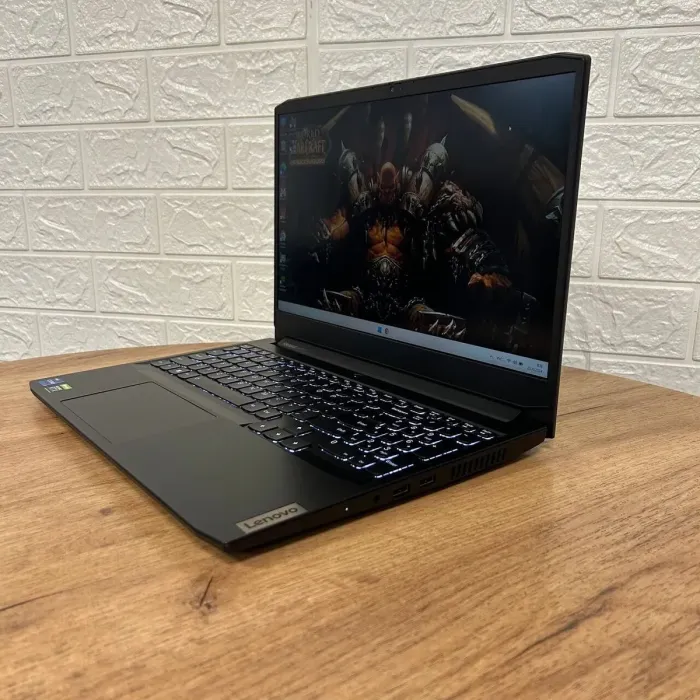 Ігровий ноутбук Б-клас Lenovo IdeaPad Gaming 3 15IHU6 / 15.6" (1920x1080) IPS / Intel Core i7-11370H (4 (8) ядра по 3.0 - 4.8 GHz) / 8 GB DDR4 / 256 GB SSD + 1000 GB HDD / nVidia GeForce RTX 3050, 4 GB GDDR6, 128-bit / WebCam б/в - зображення 5
