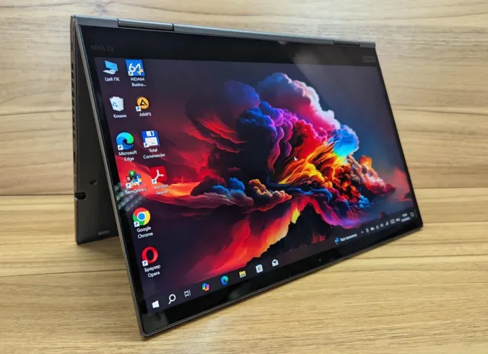 Ноутбук-трансформер Lenovo ThinkPad x1 Yoga 4 th / 14" (1920x1080) IPS Touch / Intel Core i7-8565U (4 (8) ядра по 1.8 - 4.6 GHz) / 8 GB DDR3 / 512 GB SSD / Intel UHD Graphics / WebCam / TouchID / Windows 10 б/в - зображення 7