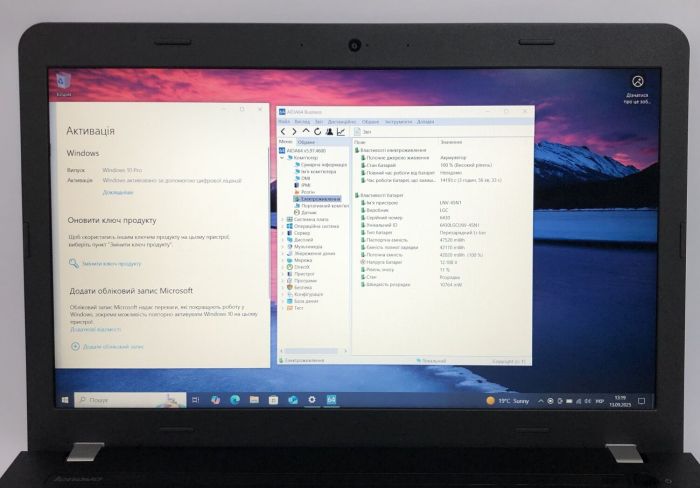 Ноутбук Lenovo ThinkPad E550 / 15.6" (1920x1080) TN / Intel Core i7-5500U (2 (4) ядра по 2.4 - 3.0 GHz) / 8 GB DDR3 / 192 GB SSD / AMD Radeon R7 M265, 2 GB DDR3, 128-bit / WebCam / Win 10 Pro б/в - зображення 10