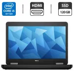 Ноутбук Б-клас Dell Latitude E5540 / 15.6" TN / Core i5-4310U (2(4) ядра по 2-3GHz) / 4GB DDR3 / 120GB SSD / HD Graphics 4400 / DVD-ROM / HDMI б/в