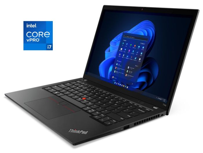 Ультрабук Lenovo ThinkPad T14s Gen 3 / 14" (1920x1200) IPS Touch / Intel Core i7-1265U (10 (12) ядер по 1.8 - 4.8 GHz) / 16 GB DDR5 / 256 GB SSD NVMe / Intel Iris Xe Graphics / WebCam б/в - зображення 1