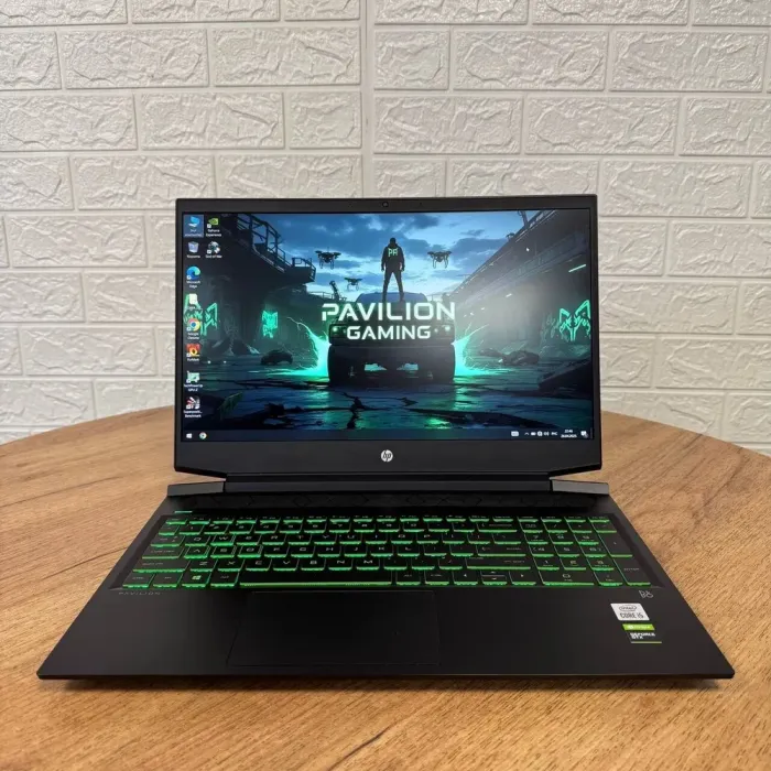 Ігровий ноутбук HP Pavilion Gaming 16t-a000 / 16.1" (1920x1080) IPS / Intel Core i5-10300H (4 (8) ядер по 2.5 - 4.5 GHz) / 16 GB DDR4 / 512 GB SSD / nVidia GeForce GTX 1660 Ti Max-Q, 6 GB GDDR6, 192-bit / WebCam б/в - зображення 2