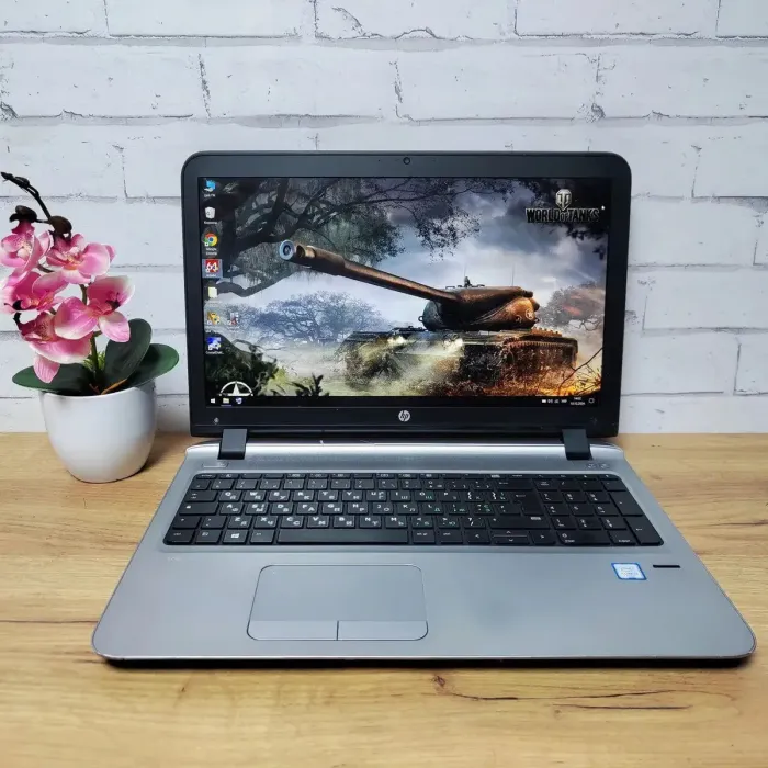 Ноутбук HP ProBook 450 G3 / 15.6" (1920x1080) TN / Intel Core i5-6200U (2 (4) ядра по 2.3 - 2.8 GHz) / 16 GB DDR3 / 128 GB SSD / Intel HD Graphics 520 / WebCam / DVD-ROM б/в - зображення 2