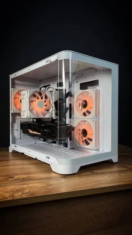 Збірка під замовлення: ігровий ПК GameMax Hype-M White Tower / AMD Ryzen 5 7500F (6 (12) ядер по 3.7 - 5.0 GHz) / 32 GB DDR5 / 2000 GB SSD M.2 / nVidia GeForce RTX 3080, 10 GB GDDR6X, 320-bit / 850W б/в - зображення 4