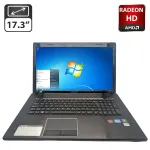 Ноутбук Lenovo G770 / 17.3" (1600x900) TN / Intel Core i5-2410M (2 (4) ядра по 2.3 - 2.9 GHz) / 8 GB DDR3 / 1000 GB HDD / AMD Radeon HD 6650M, 1 GB GDDR3, 128-bit / WebCam / DVD-ROM б/в