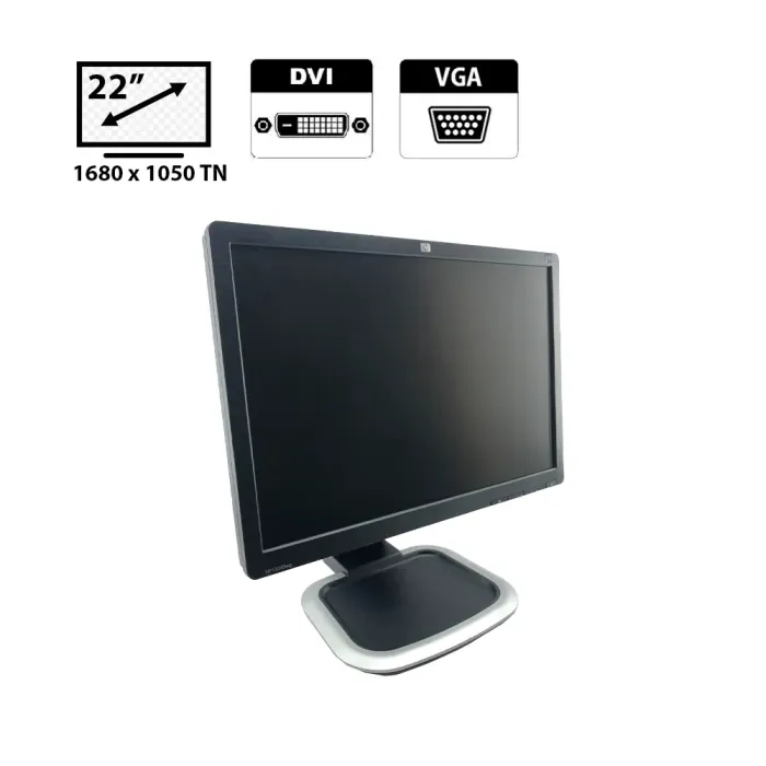Монітор HP L2245w / 22" (1680x1050) TN / VGA, DVI, USB б/в - зображення 1