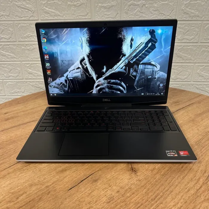 Ігровий ноутбук Dell G5 5505 / 15.6" (1920x1080) IPS / AMD Ryzen 5 4600H (6 (12) ядер по 3.0 - 4.0 GHz) / 16 GB DDR4 / 256 GB SSD / AMD Radeon RX 5600M, 6 GB GDDR6, 192-bit / WebCam б/в - зображення 2