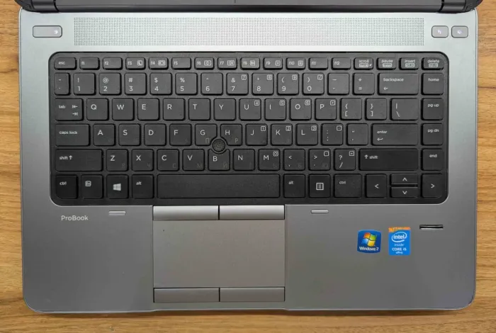 Ноутбук HP ProBook 640 G1 / 14" (1366x768) TN / Intel Core i5-4300M (2 (4) ядра по 2.6 - 3.3 GHz) / 8 GB DDR3 / 240 GB SSD / Intel HD Graphic 4600 / WebCam / TouchID / Windows 10 б/в - зображення 3