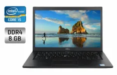 Ультрабук Dell Latitude 7480 / 14" (1920x1080) IPS / Intel Core i5-7300U (2 (4) ядра по 2.6 - 3.5 GHz) / 8 GB DDR4 / 256 GB SSD / Intel HD Graphics 620 / WebCam / Windows 10 б/в