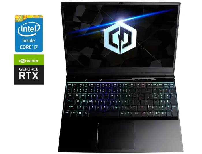 Ігровий ноутбук Cyber Power Tracer III Extreme 15R / 15.6" (1920x1080) IPS / Intel Core i7-9750H (6 (12) ядер по 2.6 - 4.5 GHz) / 16 GB DDR4 / 1000 GB SSD / nVidia GeForce RTX 2060, 6 GB GDDR6, 192-bit / WebCam б/в - зображення 1