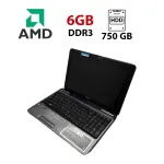Ноутбук Toshiba Satellite L750 / 15.6" (1366x768) TN / AMD A6-3420M (2 (4) ядра по 1.5 - 2.4 GHz) / 6 GB DDR3 / 750 GB HDD / AMD Radeon HD 6520G Graphics / WebCam б/в